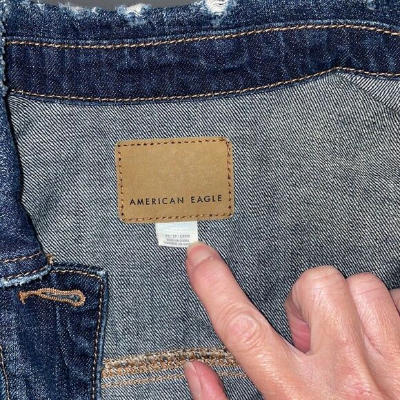 American Eagle Jean Jacket Size XS - Picture 8 of 10